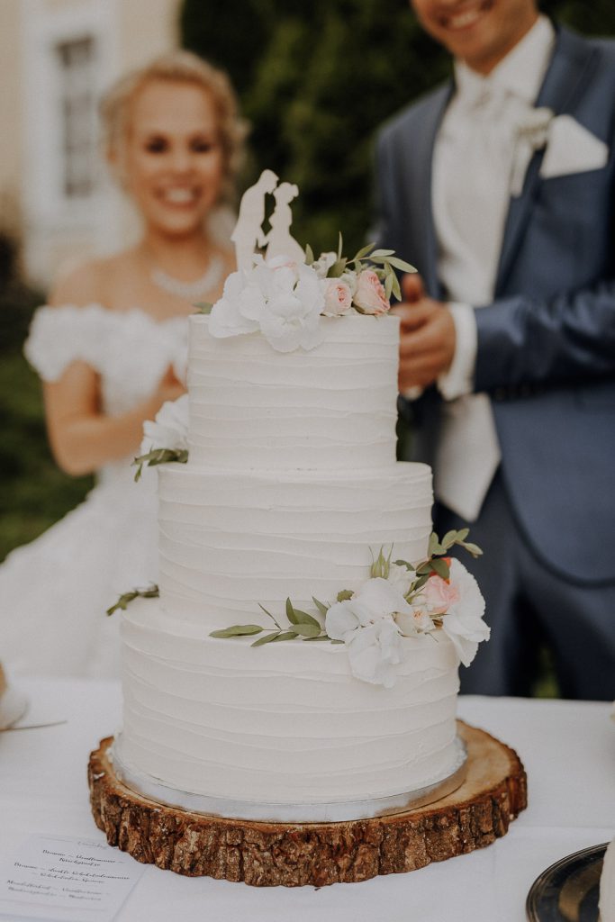 Hochzeit auf Schloss Wulkow Hochzeitstorte